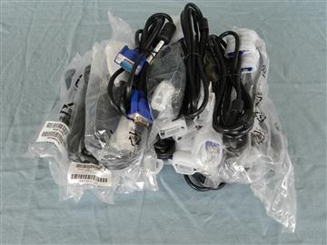 Lot of 20 5 Foot Male to Male DB15HD SVGA Monitor Cables