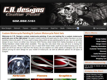 C.R. Designs Website