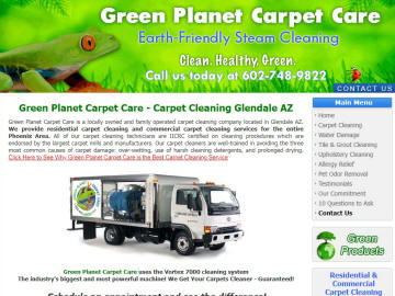 Click to Visit Green Planet Carpet Care's Website